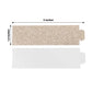 50 Pack Beige Glitter Paper Napkin Holders, 1.5" Disposable Napkin Rings