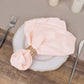 5 Pack Blush Scuba Cloth Napkins, Wrinkle-Free Reusable Dinner Napkins - 20"x20"