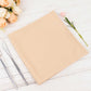 5 Pack Beige Scuba Cloth Napkins, Wrinkle-Free Reusable Dinner Napkins - 20"x20"