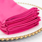 5 Pack Scuba 20"x20" Napkins Fuchsia - Durable & Reusable Dinner Napkins