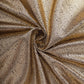 Antique gold shimmer sequin dots polyester table napkin, reusable 20"x20".