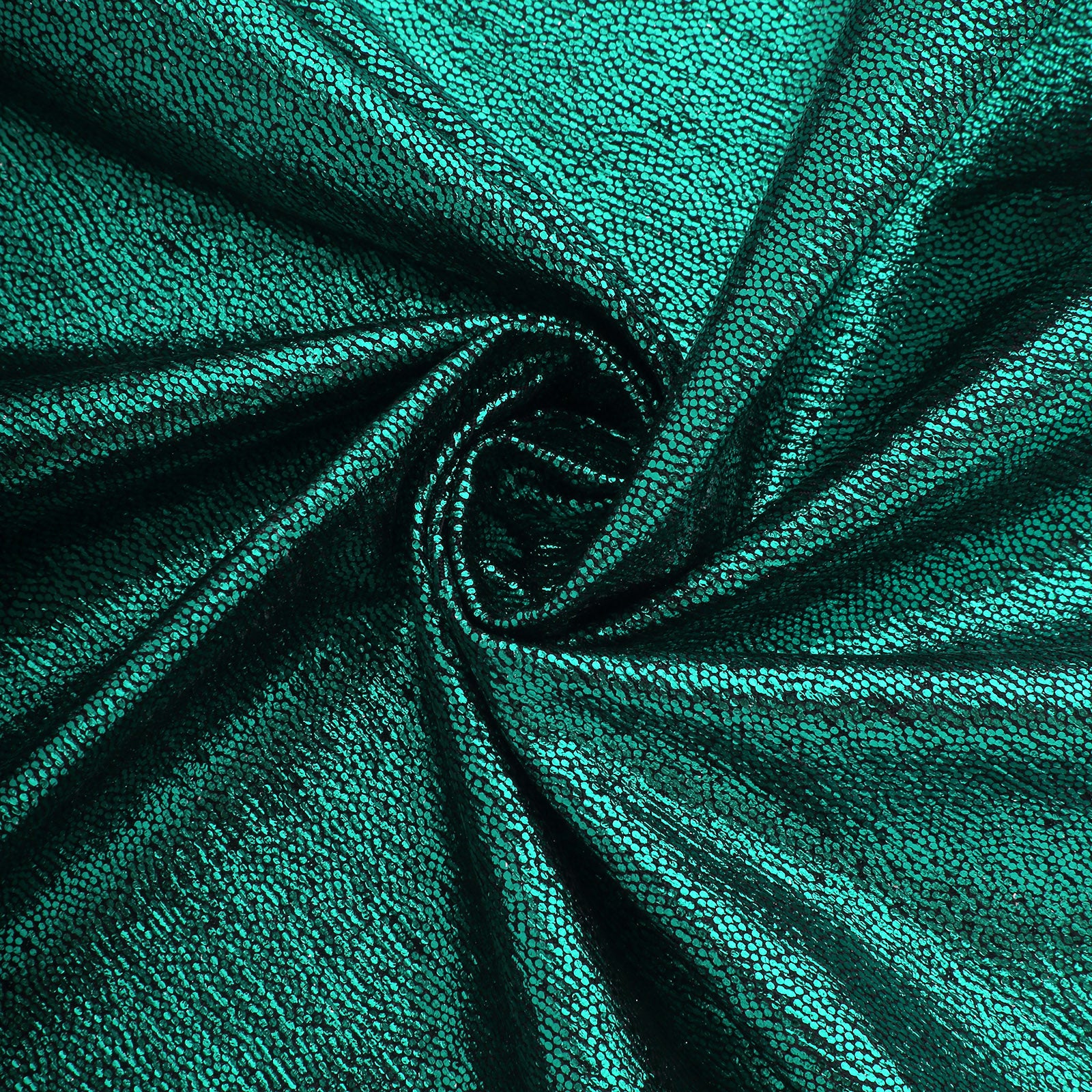 Emerald green shimmer sequin table napkin, reusable and sparkling, 20"x20".