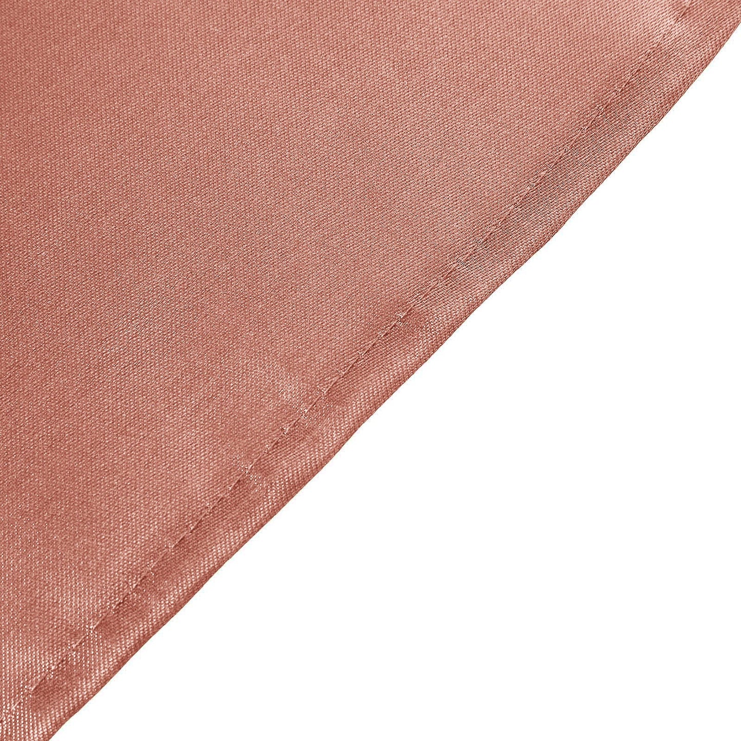 20 Inch By 20 Inch Terracotta Satin Napkins Seamless Wrinkle Resistant