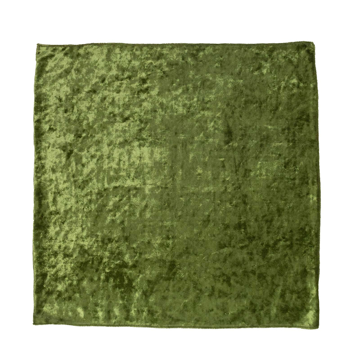 5 Pack Dusty Sage Green Premium Crushed Velvet Linen Napkins, Decorative Soft Cloth Dinner Napkins -
