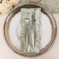 5 Pack Sage Green Premium Crushed Velvet Linen Napkins, Decorative Soft Cloth Dinner Napkins - 20"x20"