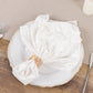 5 Pack White Premium Crushed Velvet Linen Napkins, Decorative Soft Cloth Dinner Napkins - 20"x20"