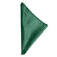 5 Pack | Hunter Emerald Green Premium Sheen Finish Velvet Cloth Dinner Napkins - 20"x20"