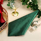 5 Pack | Hunter Emerald Green Premium Sheen Finish Velvet Cloth Dinner Napkins - 20"x20"