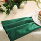 5 Pack | Hunter Emerald Green Premium Sheen Finish Velvet Cloth Dinner Napkins - 20"x20"