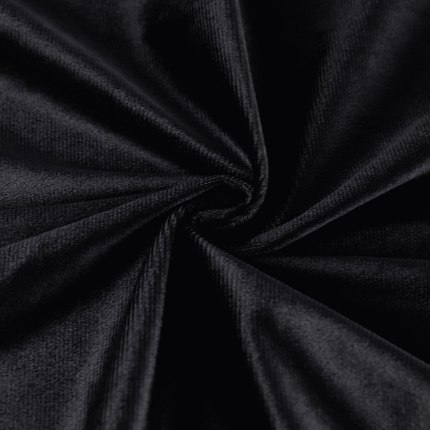 5 Pack | Black Premium Sheen Finish Velvet Cloth Dinner Napkins