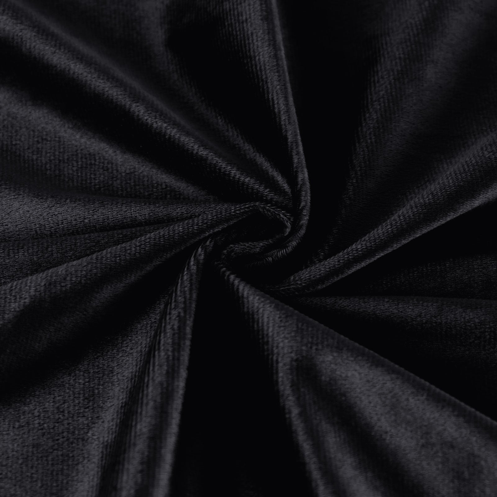 5 Pack | Black Premium Sheen Finish Velvet Cloth Dinner Napkins