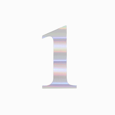 Elevate Your Celebration with Iridescent Number Stickers