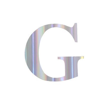 Add a Touch of Elegance with Iridescent Alphabet Stickers
