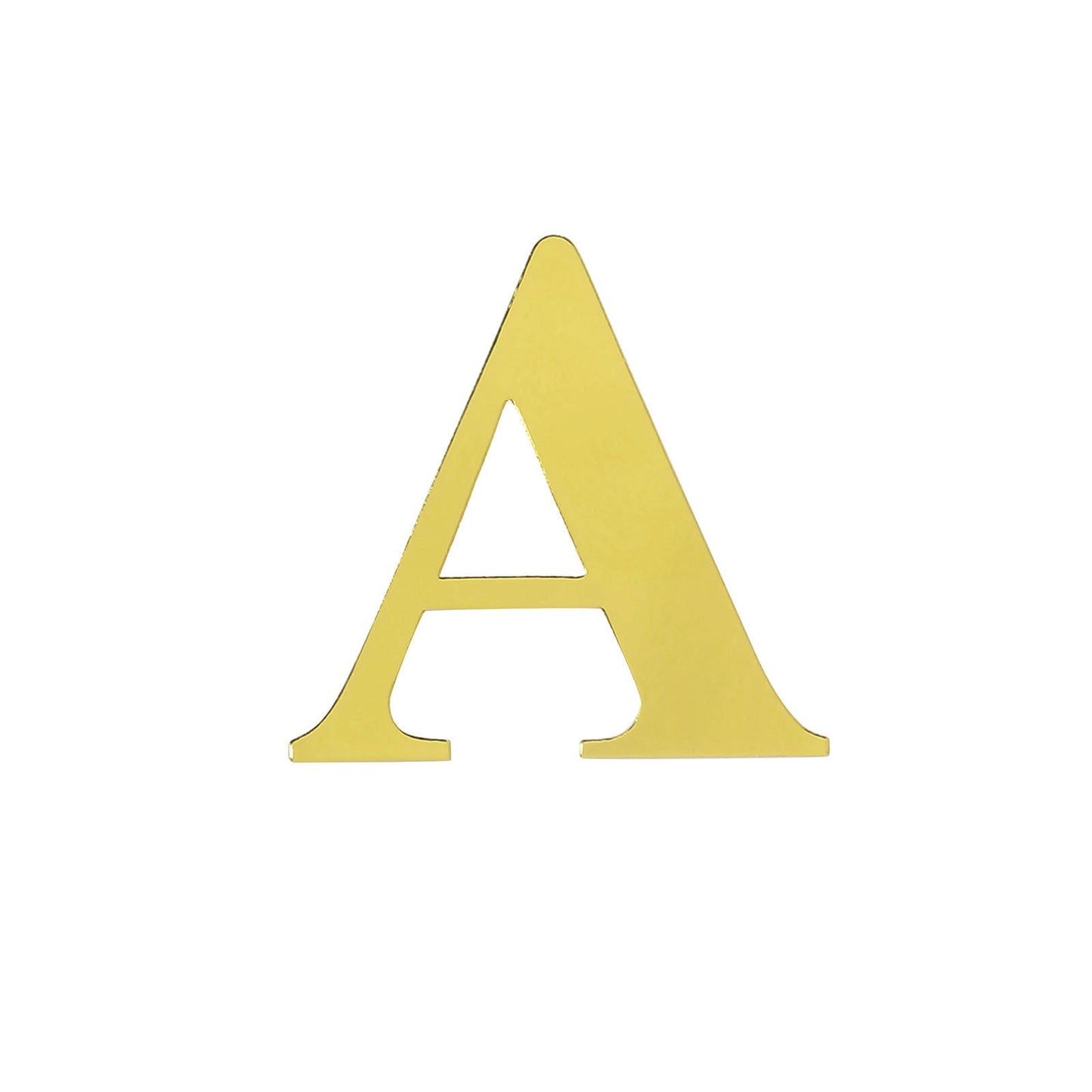 4 Pack - 5" Metallic Gold Alphabet Stickers Banner, Customizable Stick on Gold Letters & Numbers#whtbkgd