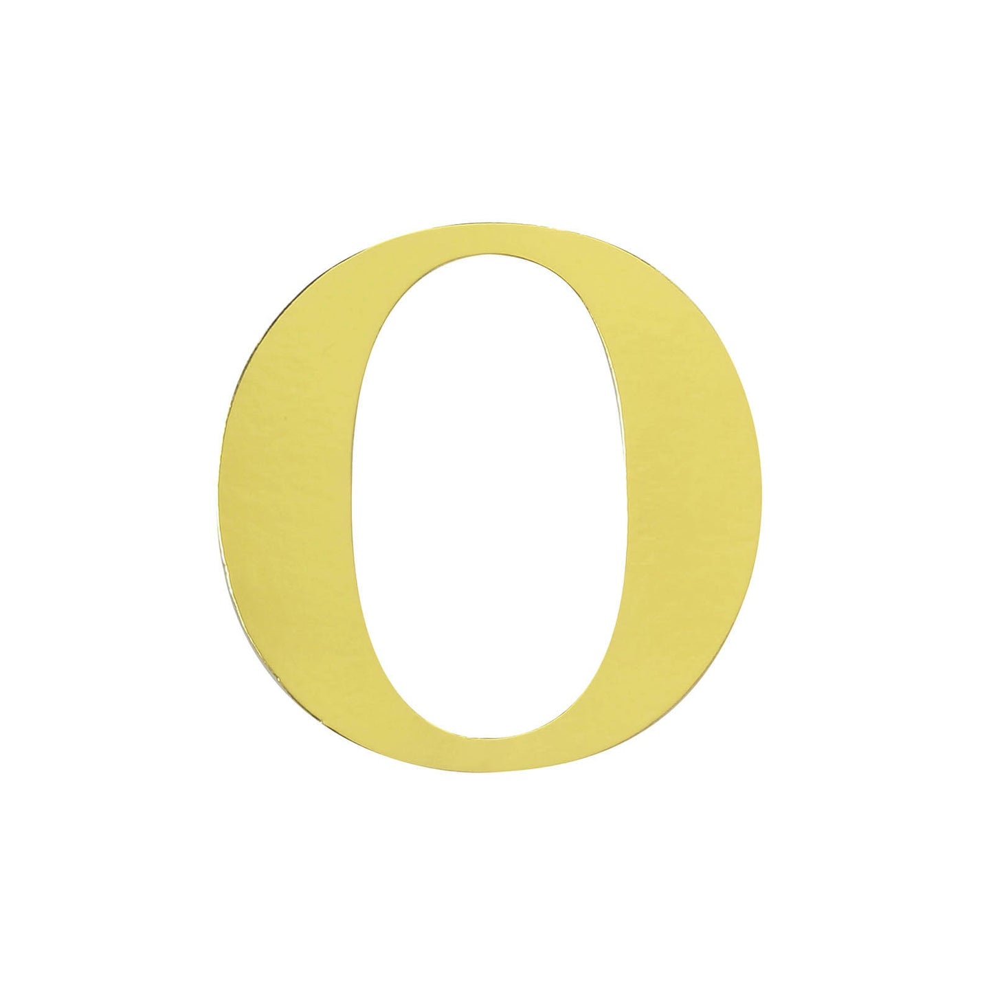 4 Pack - 5" Metallic Gold Alphabet Stickers Banner, Customizable Stick on Gold Letters - O