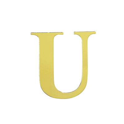 Glamorous Customization with Gold Alphabet Stickers