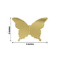 Gold 3D paper butterfly decoration, perfect for hanging garlands and party decor.