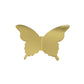 Gold 3D paper butterfly garland streamers for party decor.
