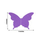 9ft purple 3D paper butterfly hanging garland streamers for parties.