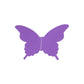 Purple paper butterfly for hanging garland, perfect for party decorations.
