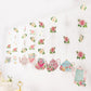 8 Pack Double Sided Floral Tea Party Paper Garland, 40" Pre-Assembled Mixed Teapot Banner Hanging Decorations
