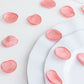 400 Pack | Matte Dusty Rose Silk Rose Petals, Artificial Flower Petal Round Table Confetti
