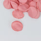400 Pack | Matte Dusty Rose Silk Rose Petals, Artificial Flower Petal Round Table Confetti