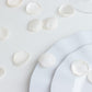 400 Pack | Shiny Ivory Silk Rose Petals, Artificial Flower Petal Round Table Confetti