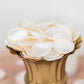 400 Pack | Shiny Ivory Silk Rose Petals, Artificial Flower Petal Round Table Confetti