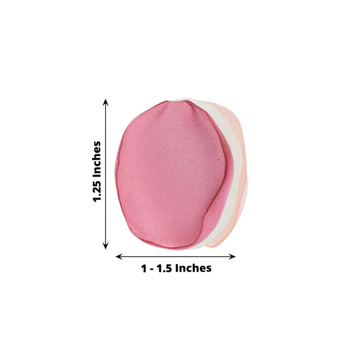 400 Pack Matte Blush Ivory Mix Silk Rose Petals, Artificial Flower Petal Round Table Confetti