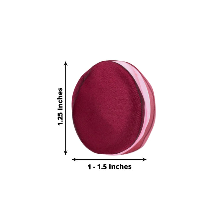 400 Pack | Matte Burgundy Dusty Rose Mix Silk Rose Petals, Artificial Flower Petal Round Table Confetti