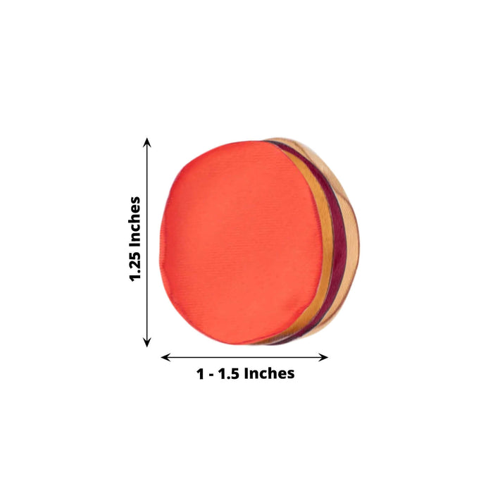 400 Pack | Matte Terracotta Bronze Mix Silk Rose Petals, Artificial Flower Petal Round Table Confetti