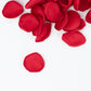 400 Pack | Matte Red Silk Rose Petals, Artificial Flower Petal Round Table Confetti