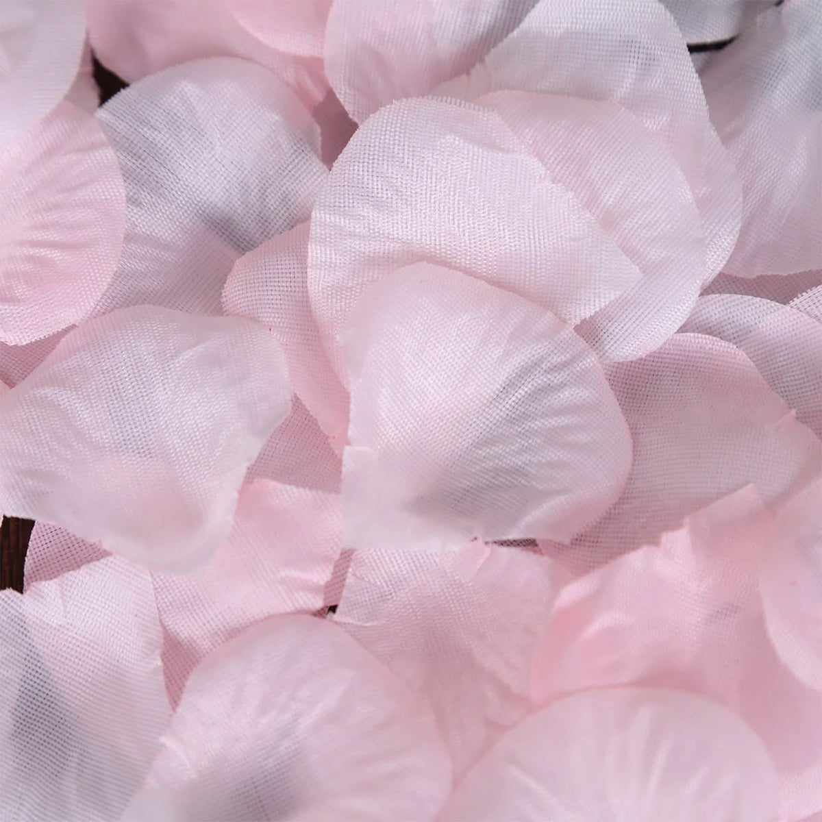 2000 Pack Silk Rose Petals Confetti, Blush – Round Decorative Scatters for Tables