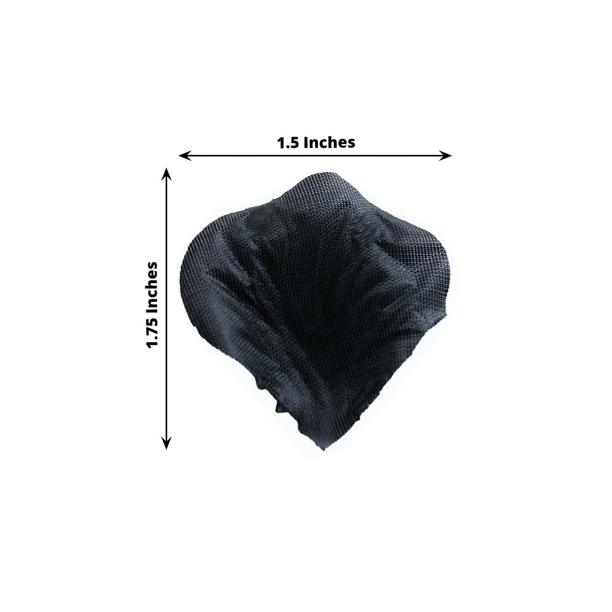 2000 Pack Rose Petals Round Design Black Silk Confetti - Decorative Scatters for Tables and Floors