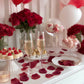 500 Pack | Burgundy Silk Rose Petals Table Confetti or Floor Scatters