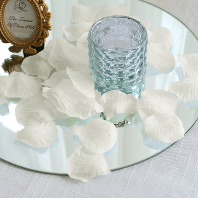 Transform Your Venue with Ivory Silk Rose Petals