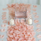 2000 Pack Silk Rose Petals Confetti, Dusty Rose – Round Decorative Scatters for Tables