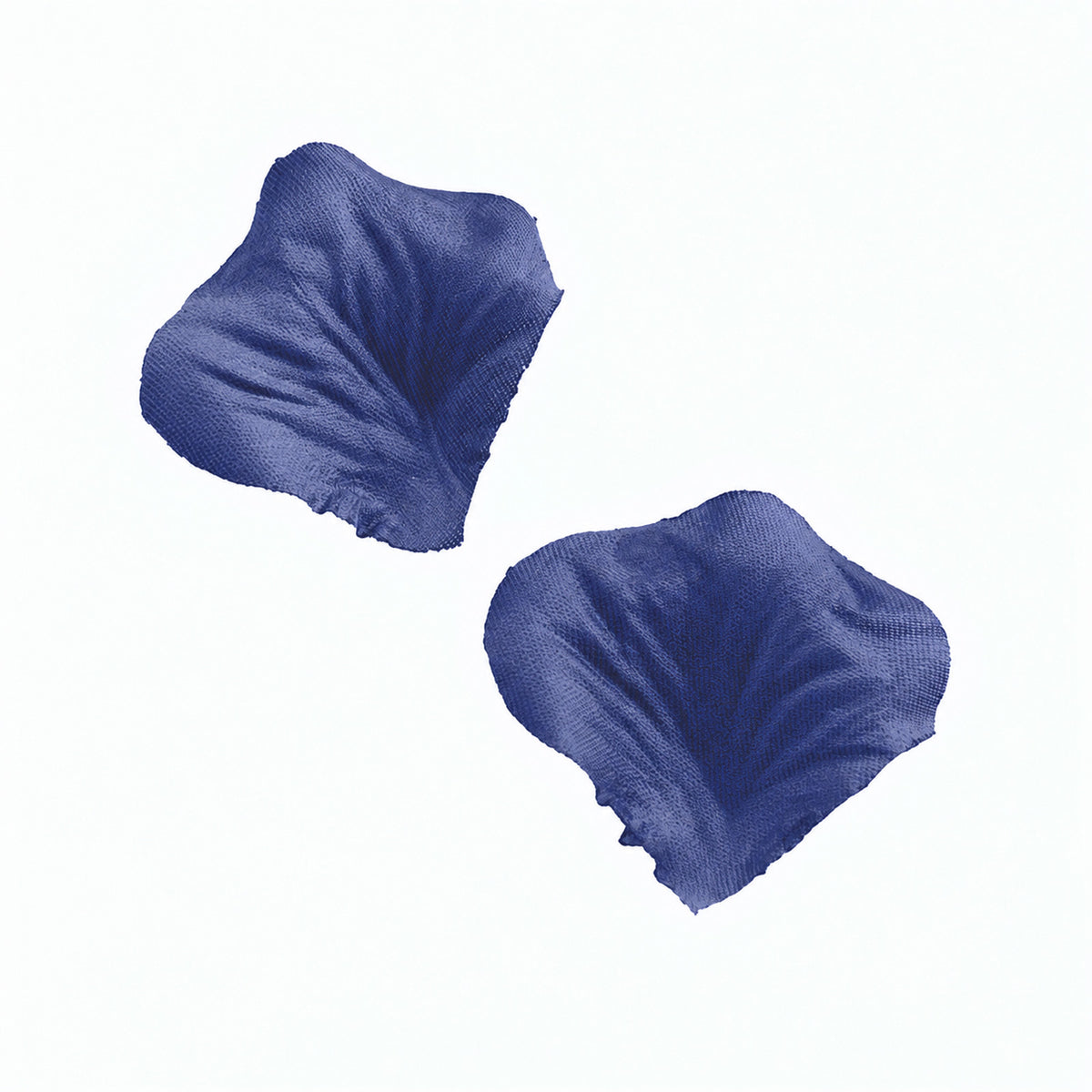 2000 Pack Rose Petals Round Design Navy Blue Silk Confetti - Decorative Scatters for Tables and Floo
