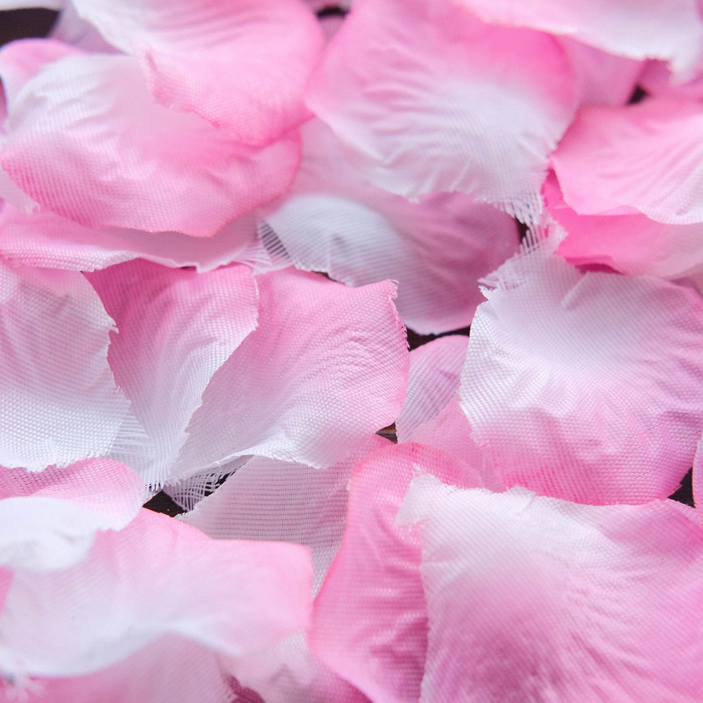 500 Pack White Pink Silk Rose Petals Table Confetti or Floor Scatters