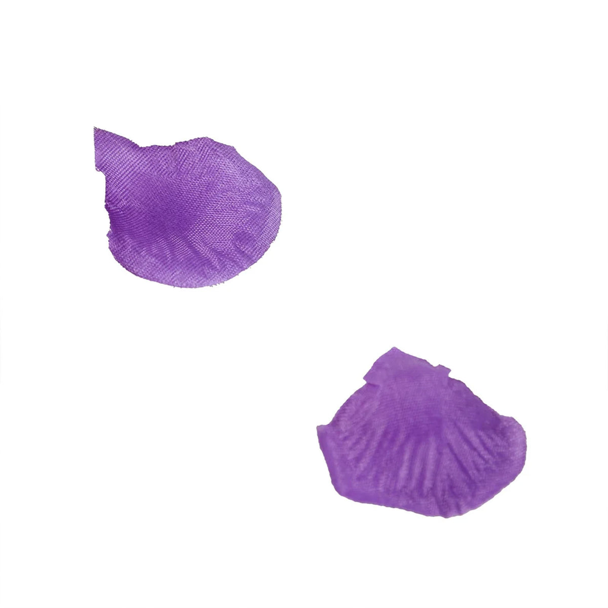 2000 Pack Silk Rose Petals Confetti, Purple – Round Decorative Scatters for Tables