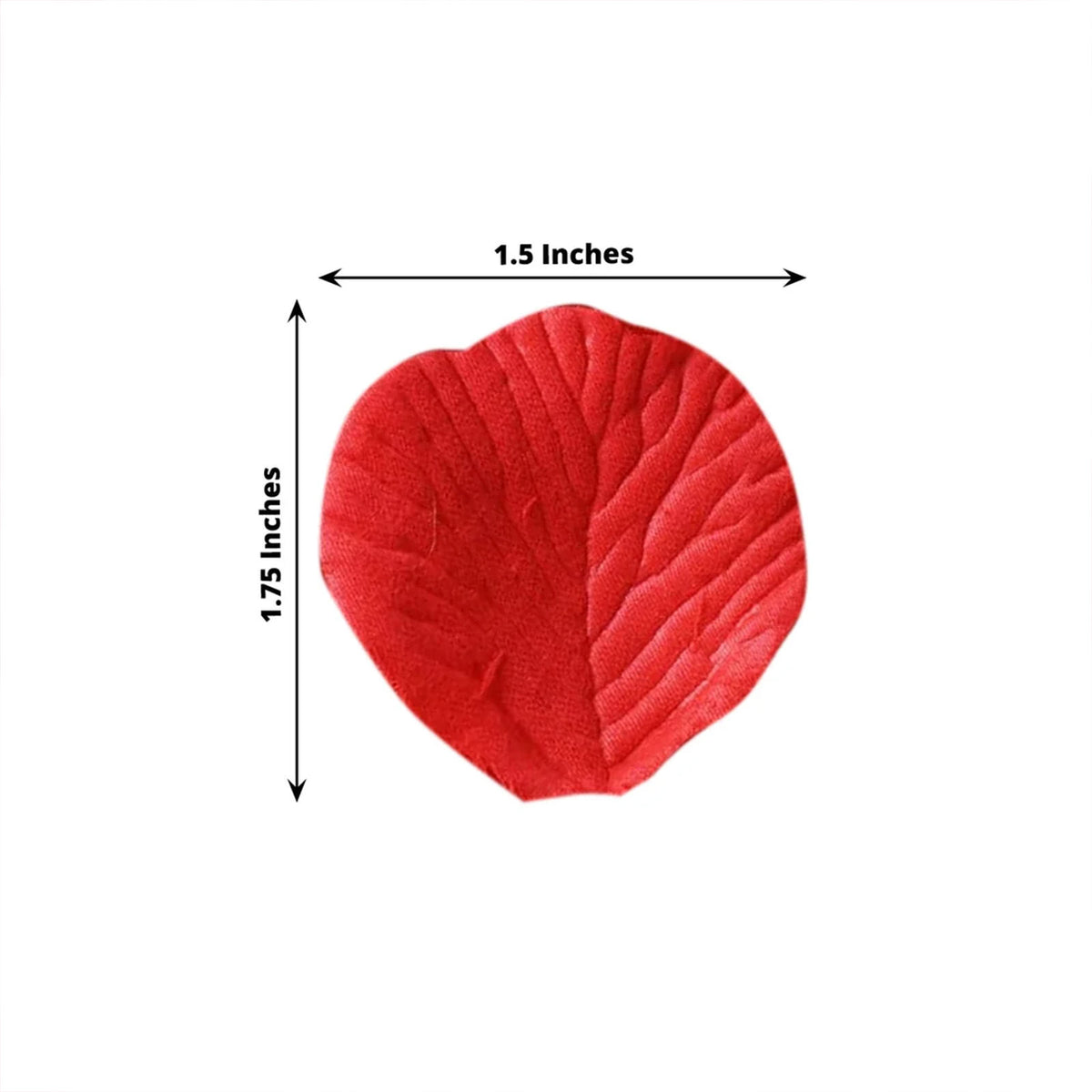 2000 Pack Silk Rose Petals Confetti, Red – Round Decorative Scatters for Tables