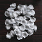 2000 Pack Silk Rose Petals Confetti, Silver – Round Decorative Scatters for Tables