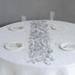 2000 Pack Silk Rose Petals Confetti, Silver – Round Decorative Scatters for Tables