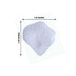 2000 Pack Silk Rose Petals Confetti, White – Round Decorative Scatters for Tables