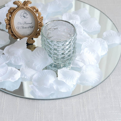 Transform Your Event with White Silk Rose Petals