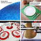 6 Pack Non Slip Glitter Decorative Placemats