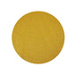 6 Pack | Gold Sparkle Vinyl Placemats, Non Slip Decorative Round Glitter Table Mat