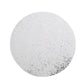 50-Pack Table Placemats Sequin Design Metallic Silver Round - Mesh Disposable Dust-Free Dining Mats 13"