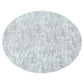 50-Pack Table Placemats Glitter Design Metallic Silver Round - Mesh Polyester Disposable Mats 13"